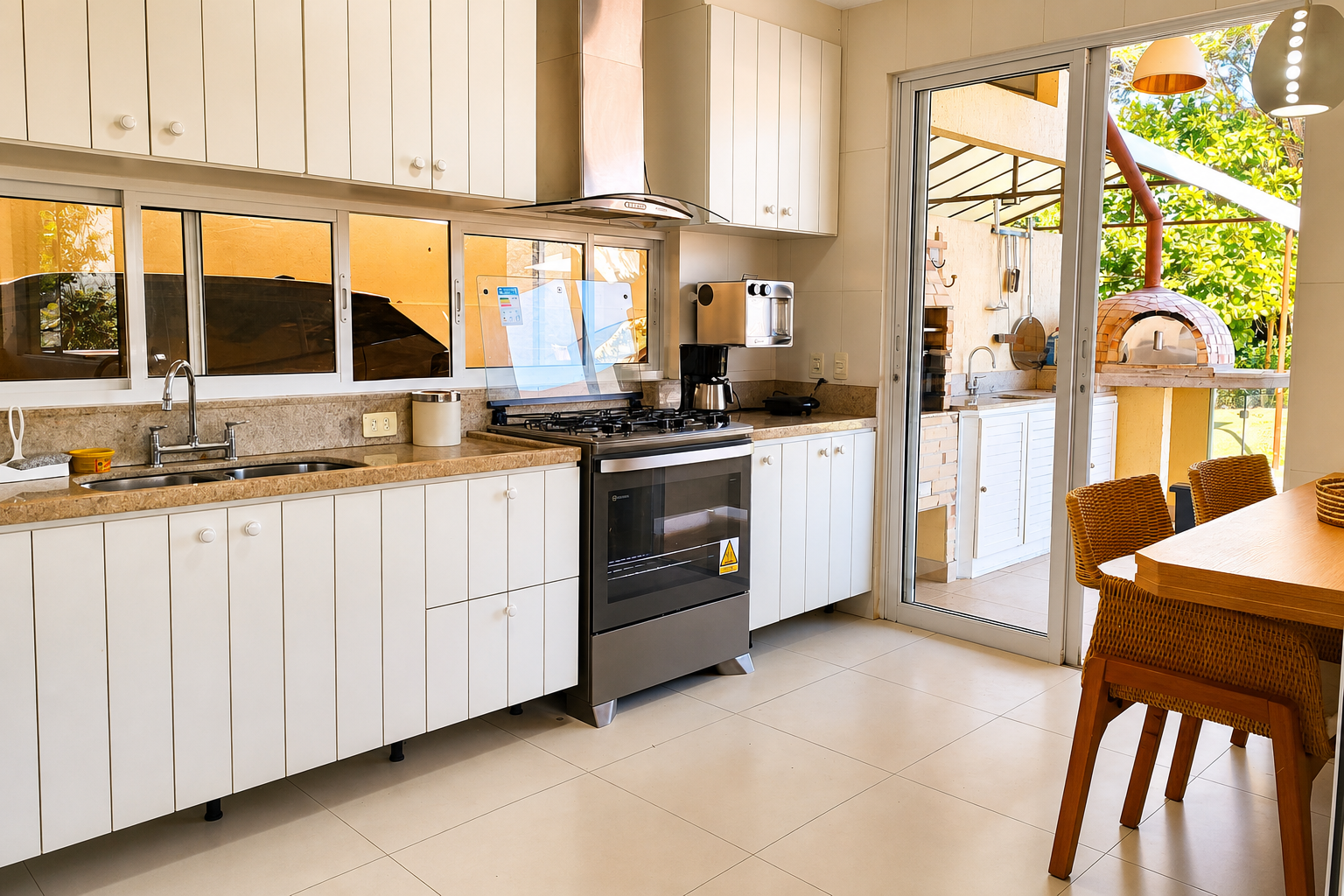 Cozinha da Casa Aurora Itaipava