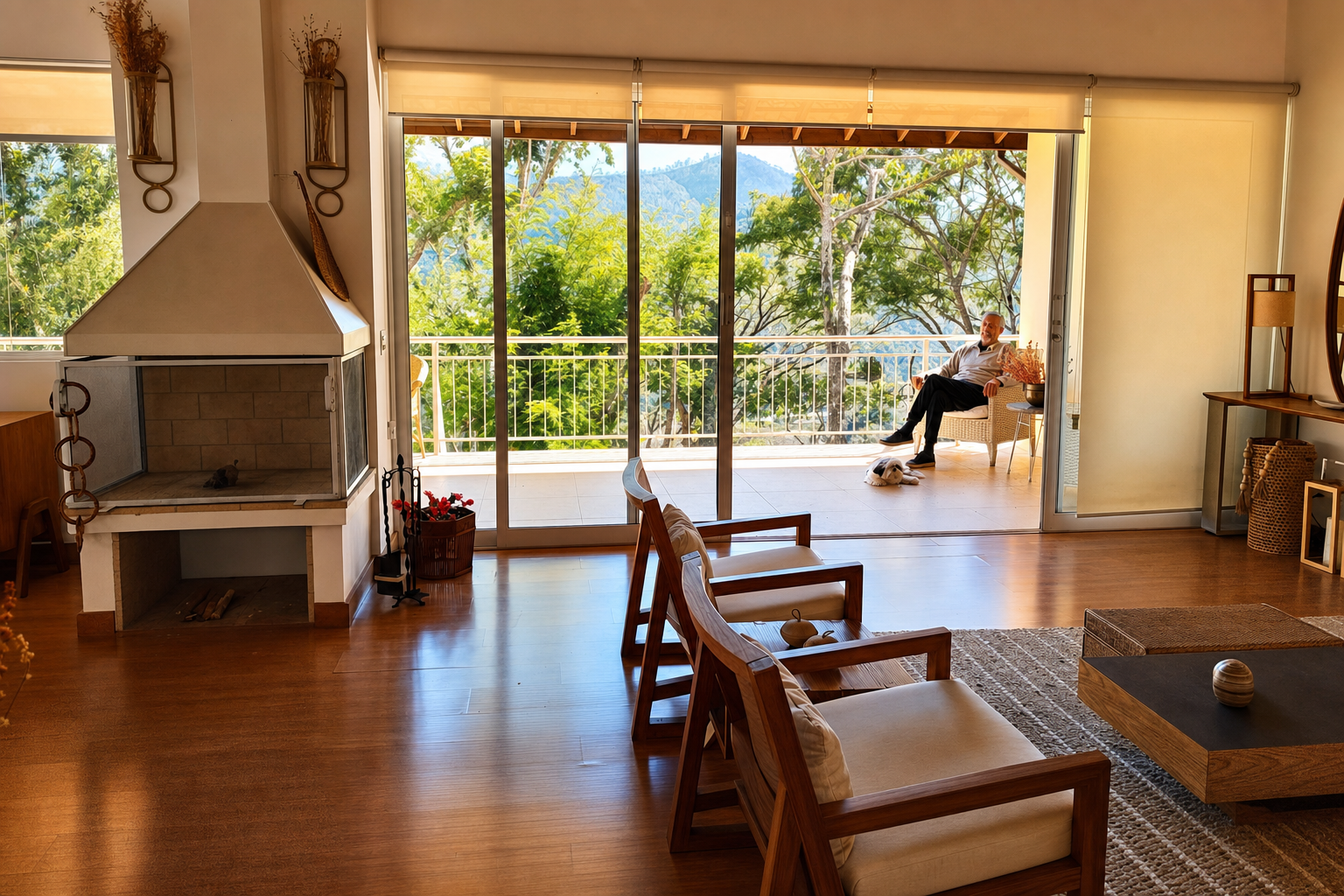 Sala da Casa Aurora Itaipava