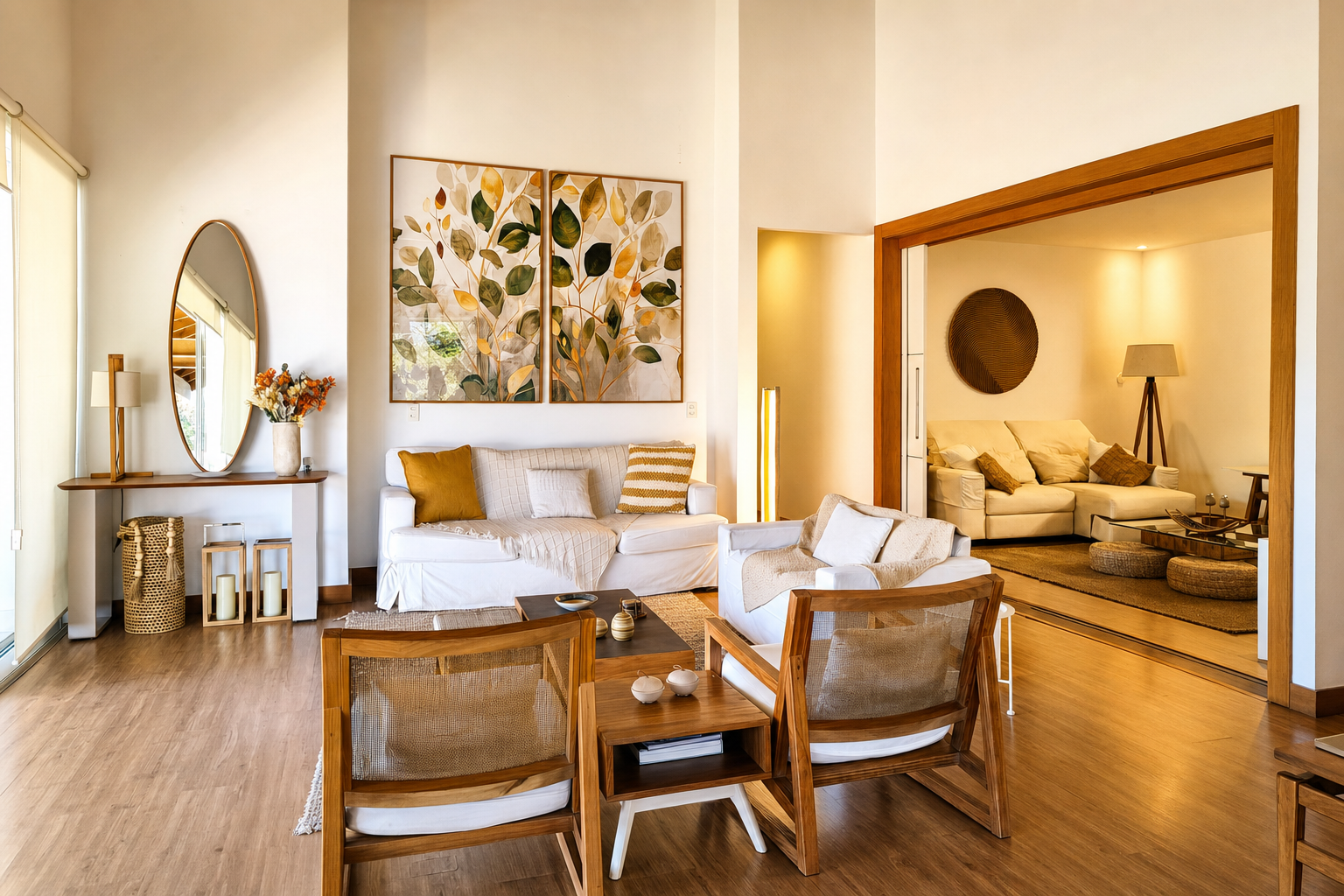 Sala da Casa Aurora Itaipava