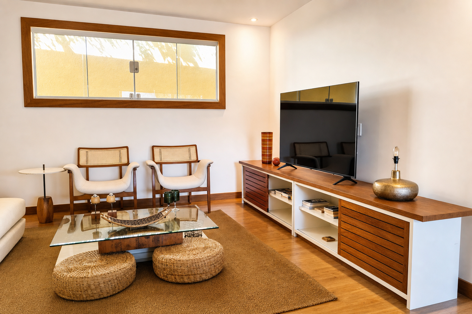 Sala da Casa Aurora Itaipava